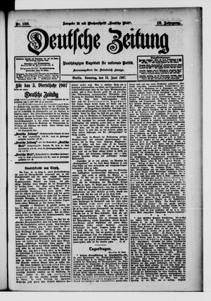 Deutsche Zeitung vom 16.06.1907