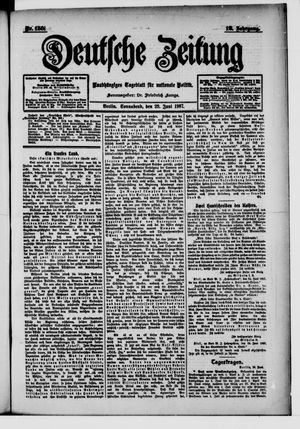 Deutsche Zeitung vom 29.06.1907