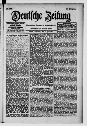 Deutsche Zeitung vom 18.07.1907