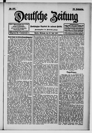 Deutsche Zeitung vom 31.07.1907