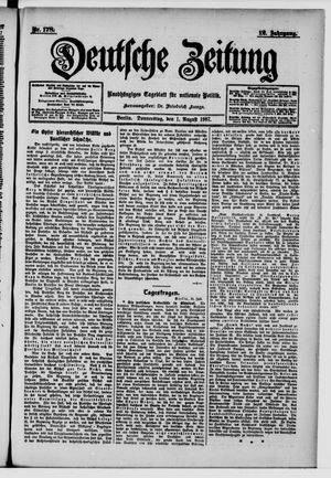 Deutsche Zeitung vom 01.08.1907