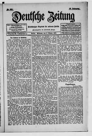 Deutsche Zeitung vom 02.10.1907