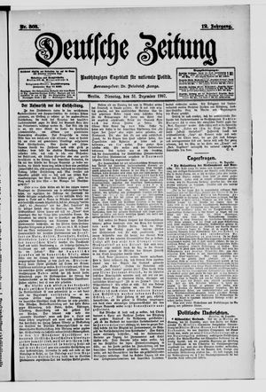 Deutsche Zeitung vom 31.12.1907