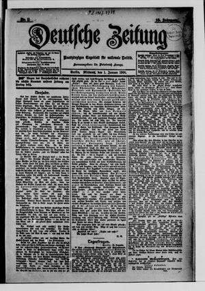 Deutsche Zeitung on Jan 1, 1908