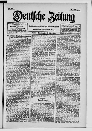 Deutsche Zeitung on Mar 3, 1908