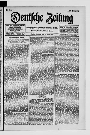 Deutsche Zeitung vom 15.05.1908