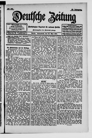 Deutsche Zeitung vom 23.05.1908