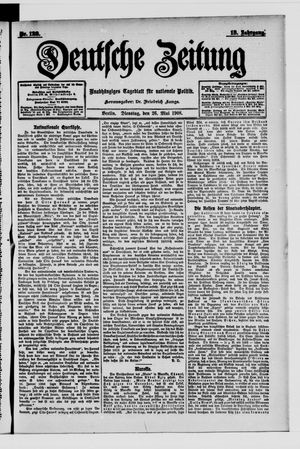 Deutsche Zeitung vom 26.05.1908