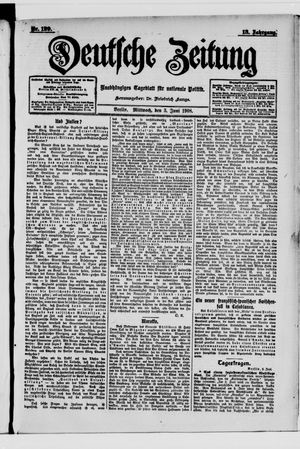 Deutsche Zeitung vom 03.06.1908
