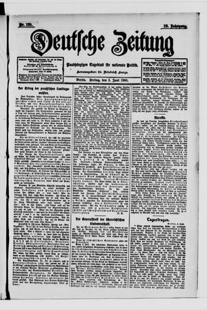 Deutsche Zeitung vom 05.06.1908