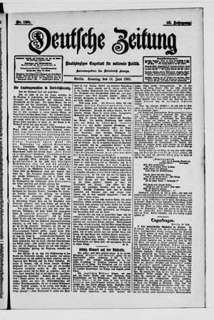 Deutsche Zeitung vom 14.06.1908