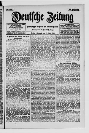 Deutsche Zeitung vom 17.06.1908
