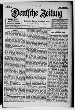 Deutsche Zeitung vom 01.01.1909