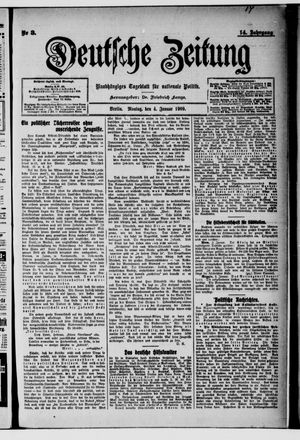 Deutsche Zeitung vom 04.01.1909
