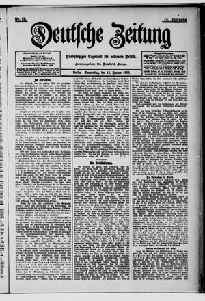 Deutsche Zeitung on Jan 14, 1909
