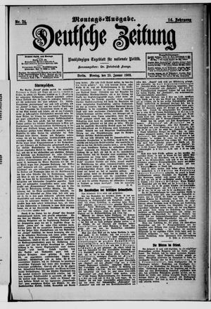 Deutsche Zeitung vom 25.01.1909