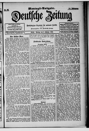 Deutsche Zeitung vom 08.02.1909