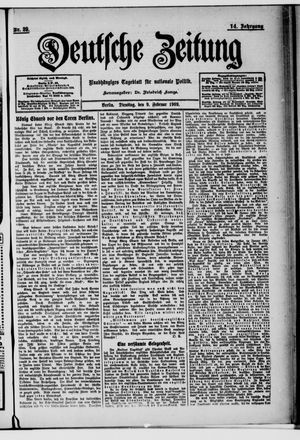 Deutsche Zeitung on Feb 9, 1909