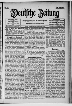 Deutsche Zeitung vom 13.02.1909