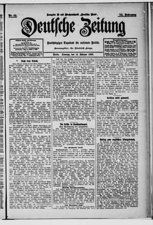 Deutsche Zeitung vom 14.02.1909