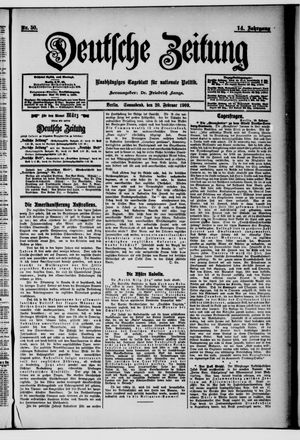 Deutsche Zeitung vom 20.02.1909