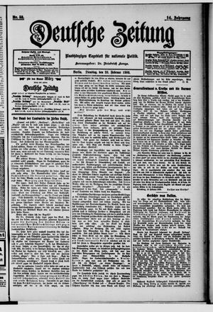 Deutsche Zeitung on Feb 23, 1909