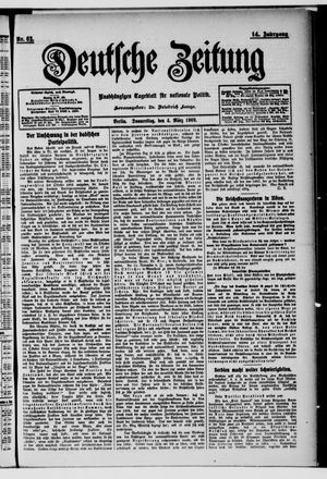 Deutsche Zeitung on Mar 4, 1909