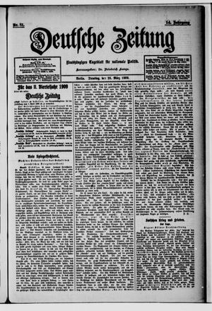 Deutsche Zeitung vom 23.03.1909