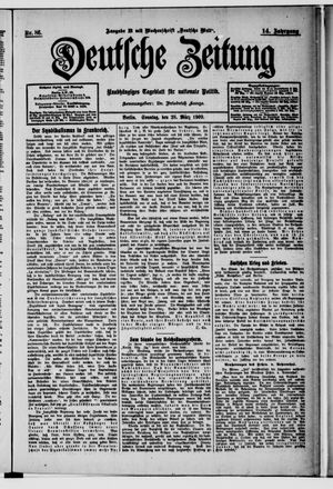 Deutsche Zeitung vom 28.03.1909