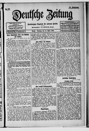 Deutsche Zeitung vom 13.04.1909