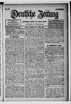 Deutsche Zeitung vom 17.04.1909