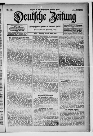Deutsche Zeitung vom 18.04.1909