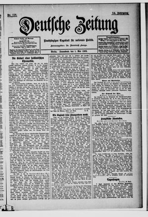 Deutsche Zeitung vom 01.05.1909