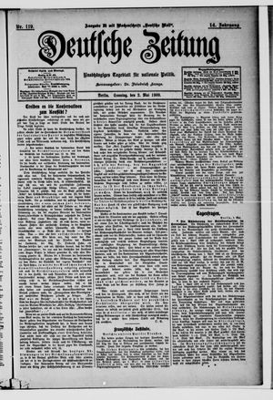 Deutsche Zeitung vom 02.05.1909