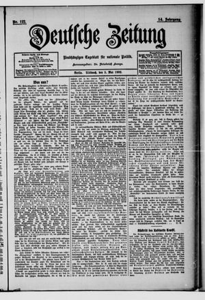 Deutsche Zeitung vom 05.05.1909