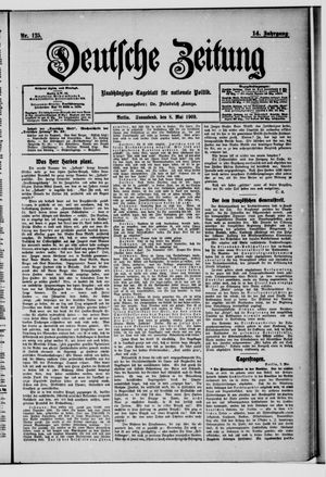Deutsche Zeitung vom 08.05.1909