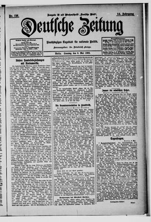 Deutsche Zeitung vom 09.05.1909