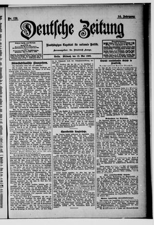Deutsche Zeitung vom 12.05.1909