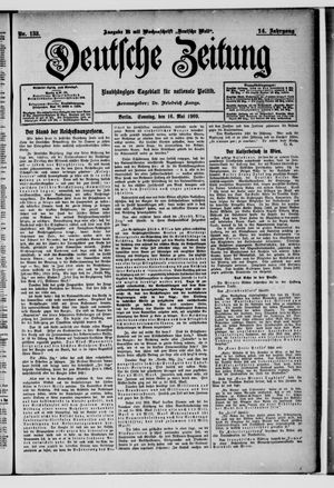 Deutsche Zeitung vom 16.05.1909