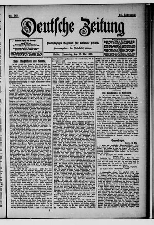 Deutsche Zeitung vom 27.05.1909