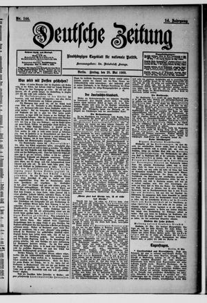 Deutsche Zeitung vom 28.05.1909