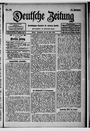 Deutsche Zeitung vom 29.05.1909