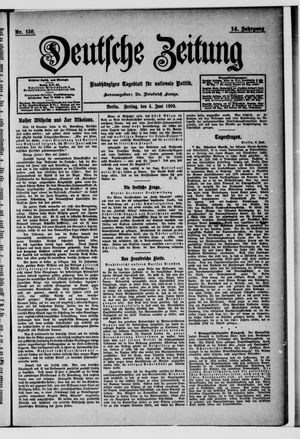 Deutsche Zeitung vom 04.06.1909