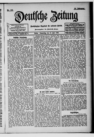Deutsche Zeitung vom 10.06.1909