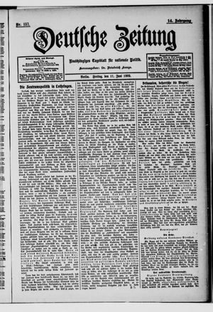 Deutsche Zeitung vom 11.06.1909