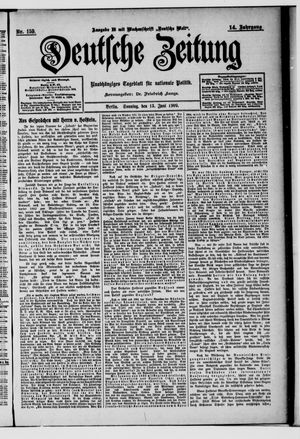 Deutsche Zeitung vom 13.06.1909