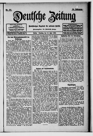 Deutsche Zeitung vom 15.06.1909