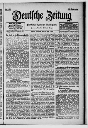 Deutsche Zeitung vom 16.06.1909