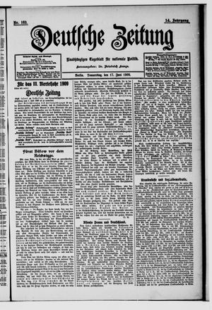 Deutsche Zeitung vom 17.06.1909