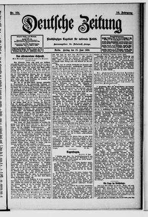 Deutsche Zeitung vom 18.06.1909